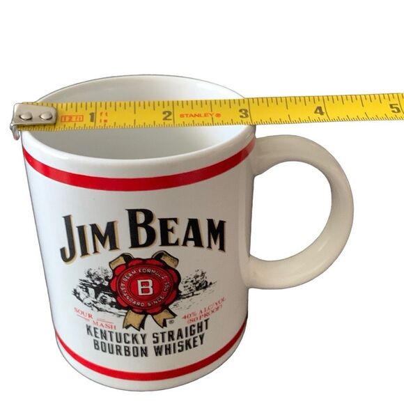 Vintage Jim Beam Kentucky Straight Bourbon Whiskey Coffee Cup Mug 2000 Stylish - Picture 10 of 11